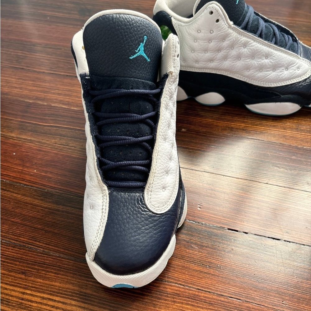 Nike Jordan 13 Retro White Obsidian Powder Blue size 6.5Y - Picture 6 of 12